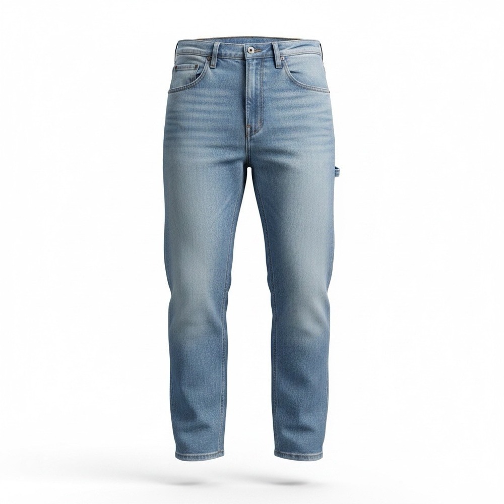 FUBU Carpenter Jeans Mens 36x34 Light Wash Baggy Skater Skatercore Y2K Denim